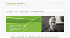 Desktop Screenshot of osteopathie-berlin-wolke.de
